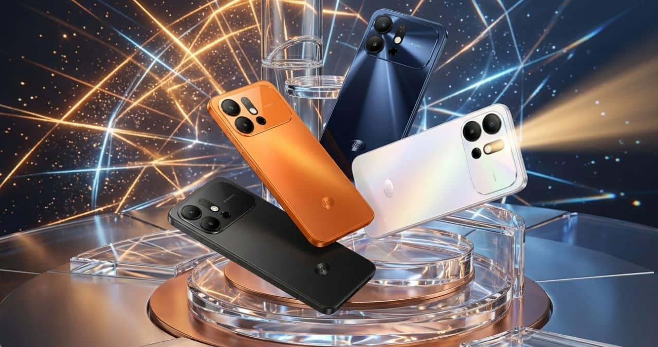 itel A100 Pro स्मार्टफोन का बैक और फ्रंट डिजाइन, 5000mAh बैटरी और 90Hz डिस्प्ले फीचर्स के साथ