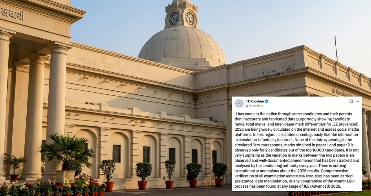 JEE Advanced 2026: रिजल्ट पर फैली अफवाहों का सच, IIT रुड़की ने दिया आधिकारिक जवाब 1 JEE Advanced 2026 result marking system clarification by IIT Roorkee