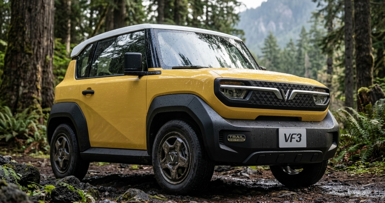 Vin Fast VF 3 electric suv range battery features and specifications